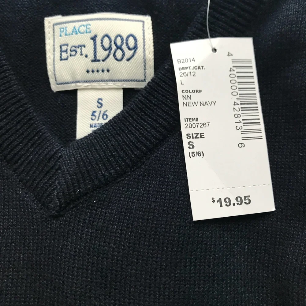 NWT The Children’s Place Boy’s Sweater Vest